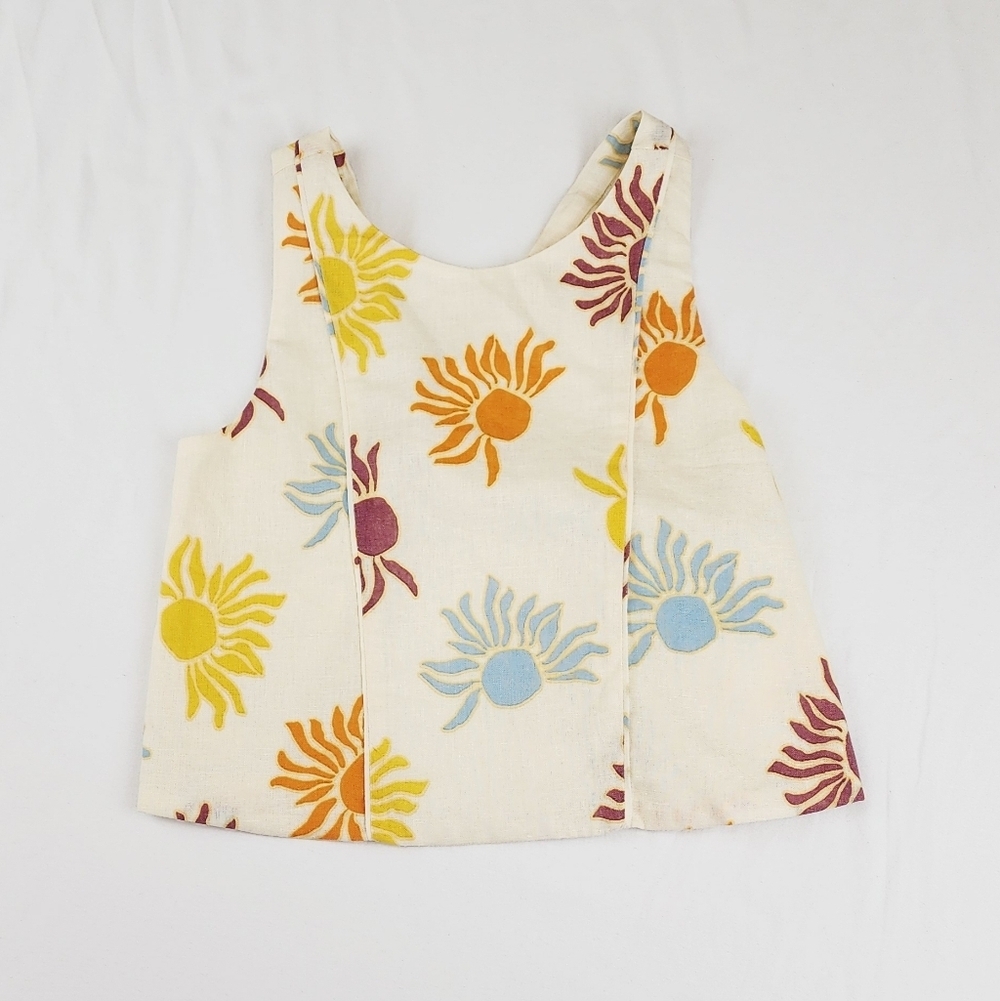 Zara Sleeveless Open Back Blouse